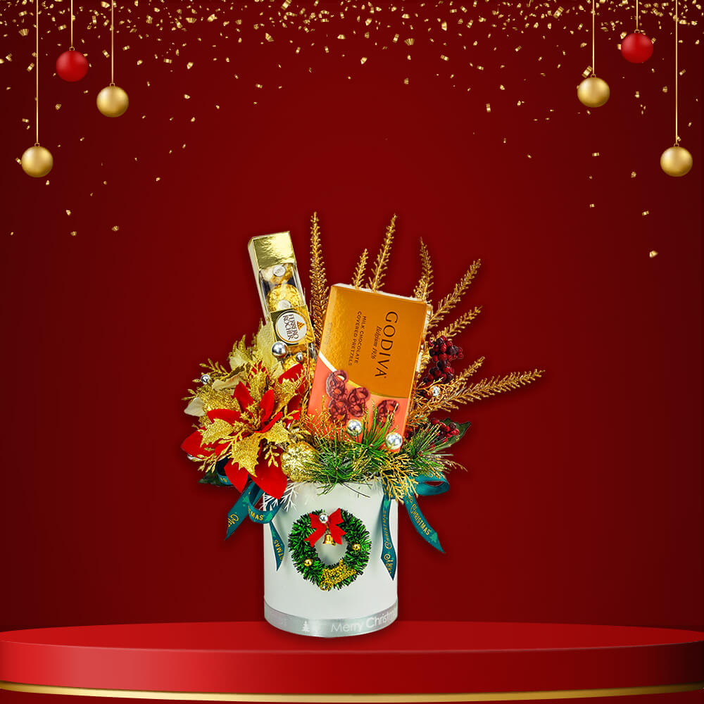 Hamper World Poinsettia Joy Box